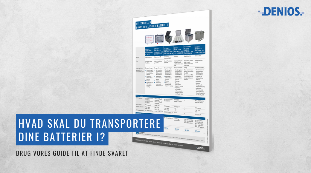 Guide til valg af transportkasse til lithiumbatterier